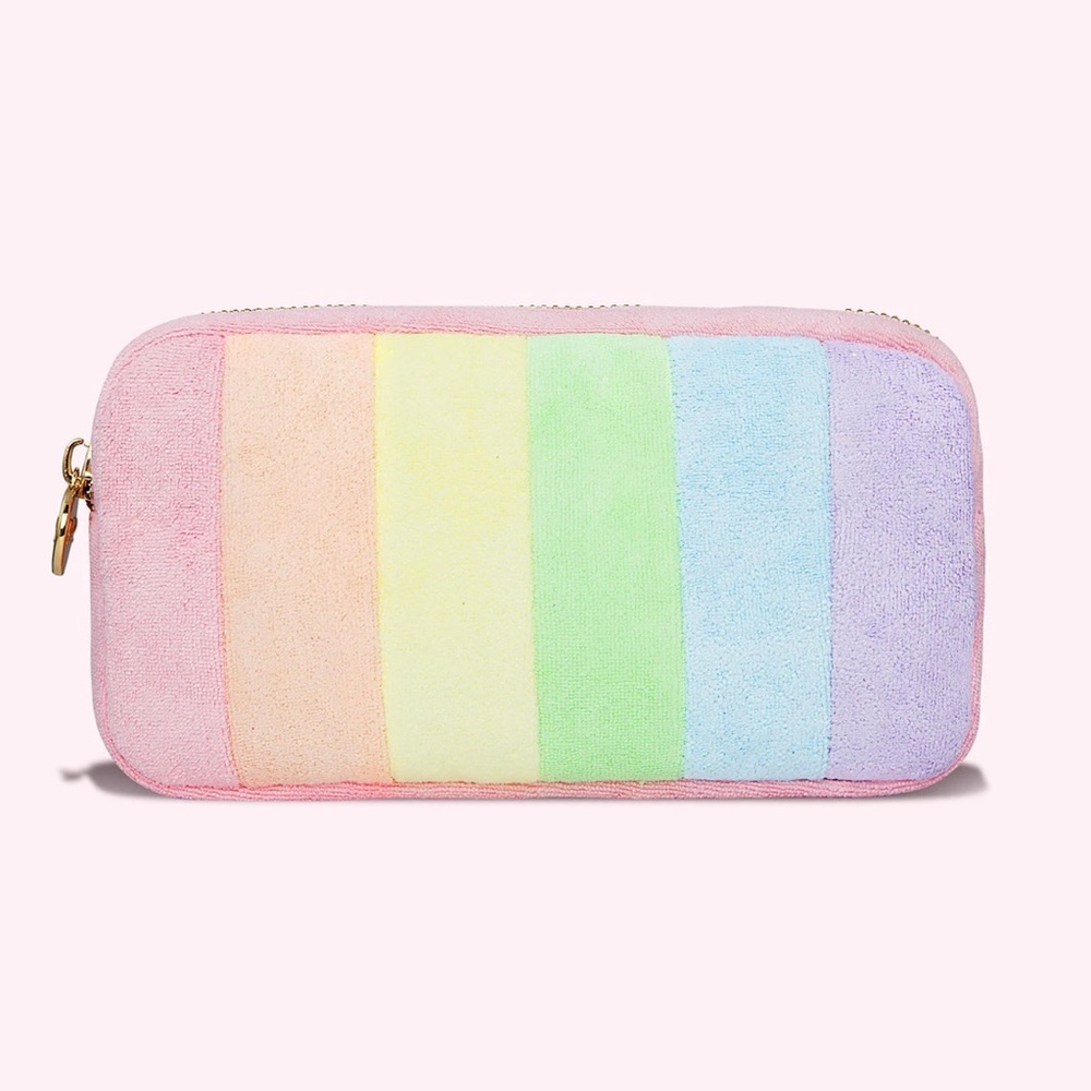 Stoney Clover Lane Rainbow Terry Small Pouch rainbow